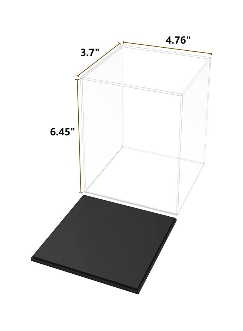 TPGP Acrylic Display Case, Acrylic Protector Compatible with Funko POP! 4 Inch Vinyl Figures, Full Assembly Clear Box for Collectibles and Figures, 5x3.93x6.7 Inch - Image 2