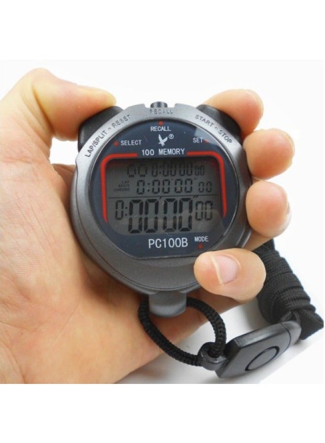 Generic Stopwatch Tianfu PC100A /100B/100D Referee Track And Field Running Multifunctional Countdown Timer-Display Accuracy:PC100D  - Image 2