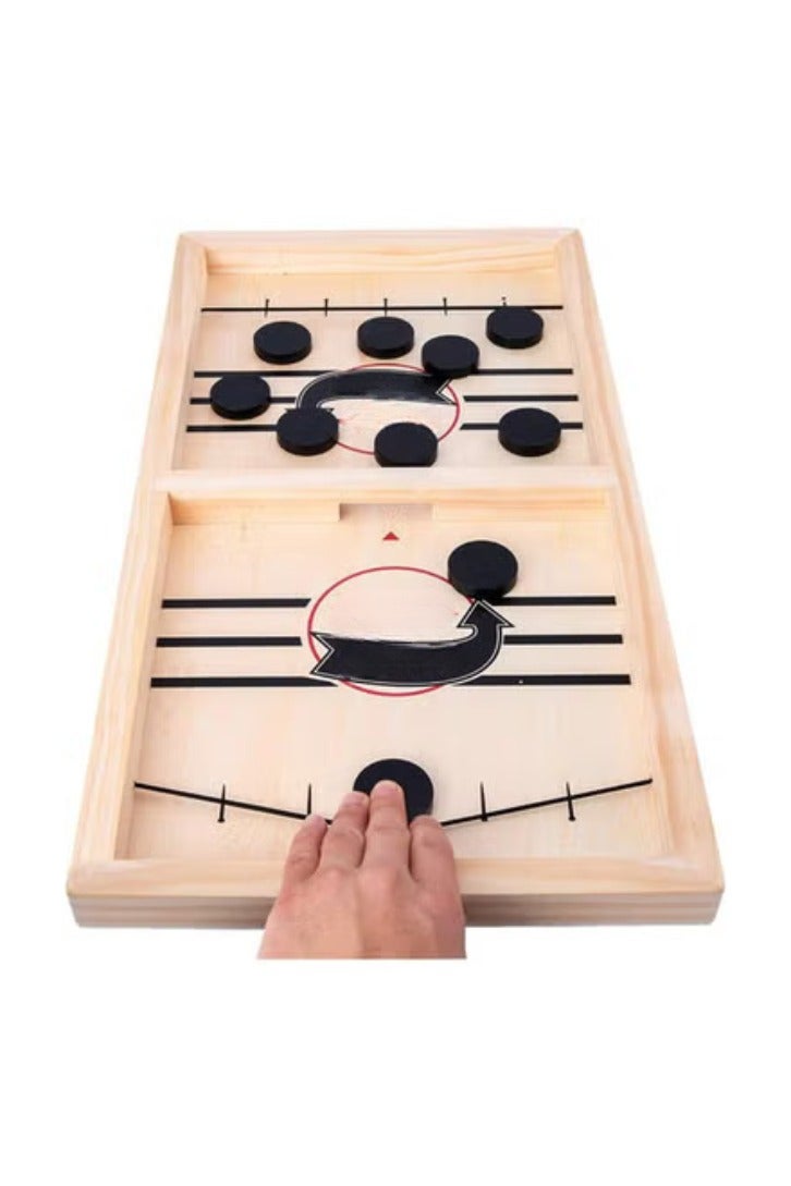 TOY GARDEN Hockey Board Game – Bounce Chess for Kids & Adults | Sling Puck Family Game for Ages 4+ | Fast & Fun Parent-Child Interactive Play - Image 1