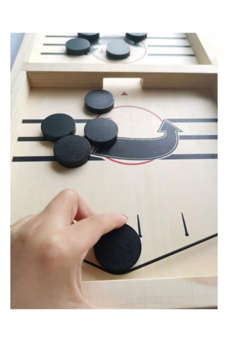 TOY GARDEN Hockey Board Game – Bounce Chess for Kids & Adults | Sling Puck Family Game for Ages 4+ | Fast & Fun Parent-Child Interactive Play - Image 5