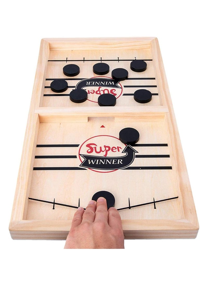SUPER WINNER Hockey Board Game – Bounce Chess for Kids & Adults | Sling Puck Family Game for Ages 4+ | Fast & Fun Parent-Child Interactive Play  - Image 1