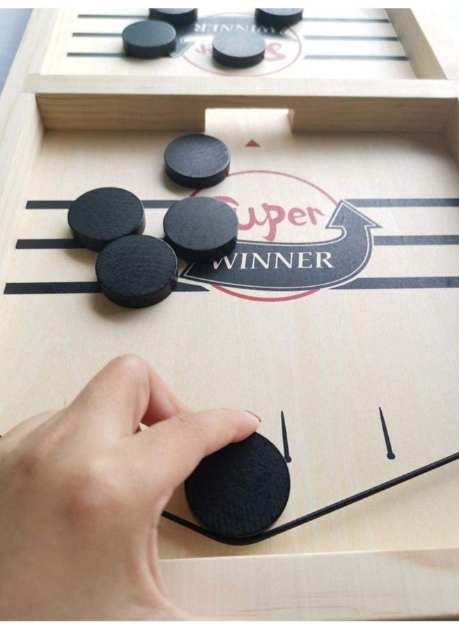 SUPER WINNER Hockey Board Game – Bounce Chess for Kids & Adults | Sling Puck Family Game for Ages 4+ | Fast & Fun Parent-Child Interactive Play  - Image 5