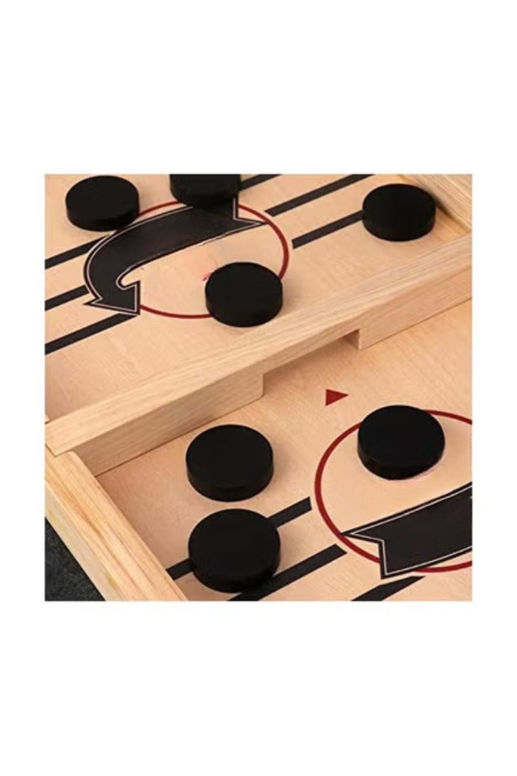 TOY GARDEN Hockey Board Game – Bounce Chess for Kids & Adults | Sling Puck Family Game for Ages 6+ | Fast & Fun Parent-Child Interactive Play - Image 4