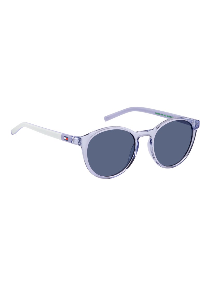 TOMMY HILFIGER Kids Unisex Uv Protection Sunglasses Th 2121/S Blue 43 - Lens Size: 42.7 Mm - Lilac  - Image 2