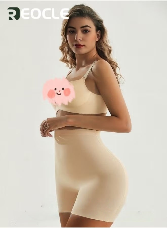 REOCLE Women's High Waisted Shapewear Body Shaper Shorts Lifting Panties Thigh Slimmer Shapewear Waist Trainer Seamless Shaping Boyshorts Panties - Image 5