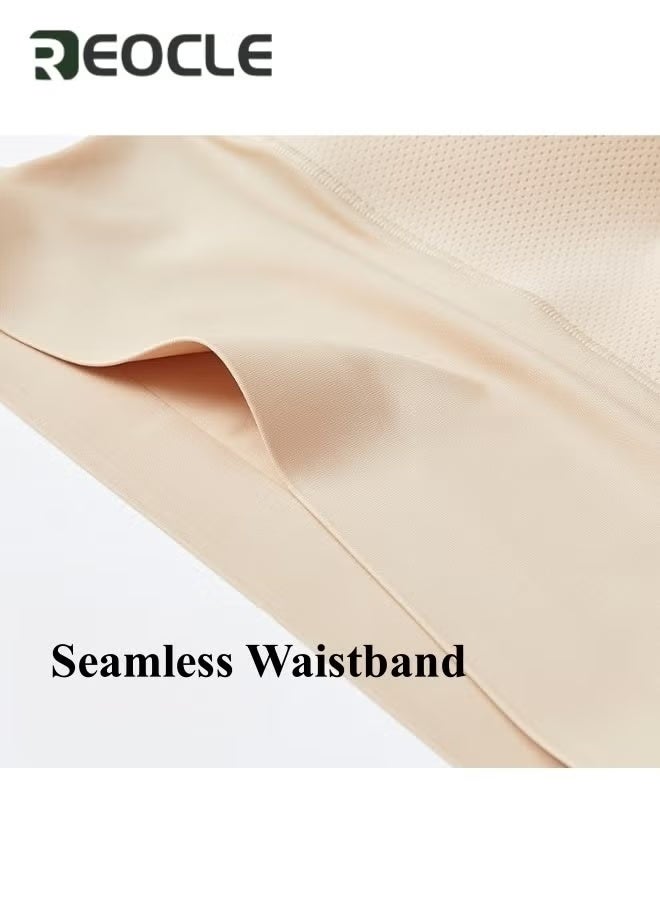 REOCLE Women's High Waisted Shapewear Body Shaper Shorts Lifting Panties Thigh Slimmer Shapewear Waist Trainer Seamless Shaping Boyshorts Panties - Image 2