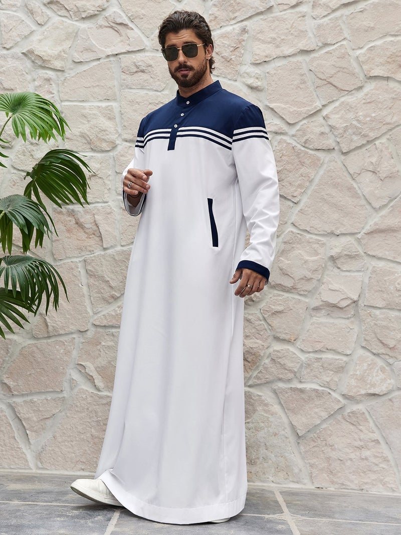 هو جومبو [AR] MSL177 Men's Thobe - Long, Ramadan - Image 3