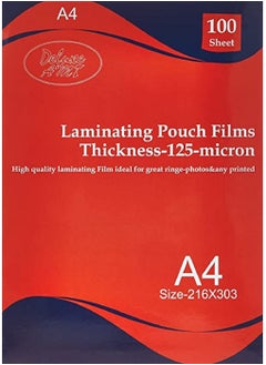 Deluxe Deluxe Amt A4 125 Mic Lamination Pouch Film 100 sheets  - Image 3