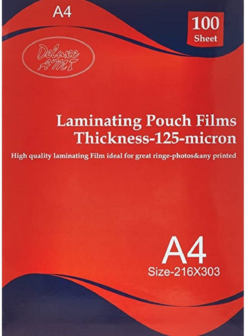 Deluxe Deluxe Amt A4 125 Mic Lamination Pouch Film 100 sheets - Image 3