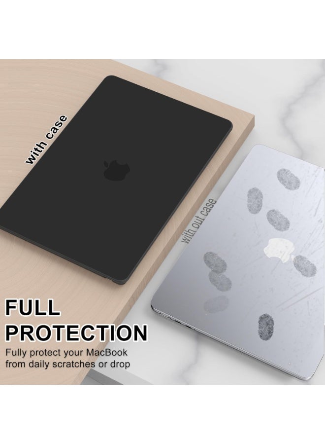 Protective Hard Case for 2026 MacBook Neo 13 Inch with A18 Pro Chip(A3404), Anti-Scratch Anti-Drop Non-Yellowing Hard Shell Case, Matte Black - Image 4