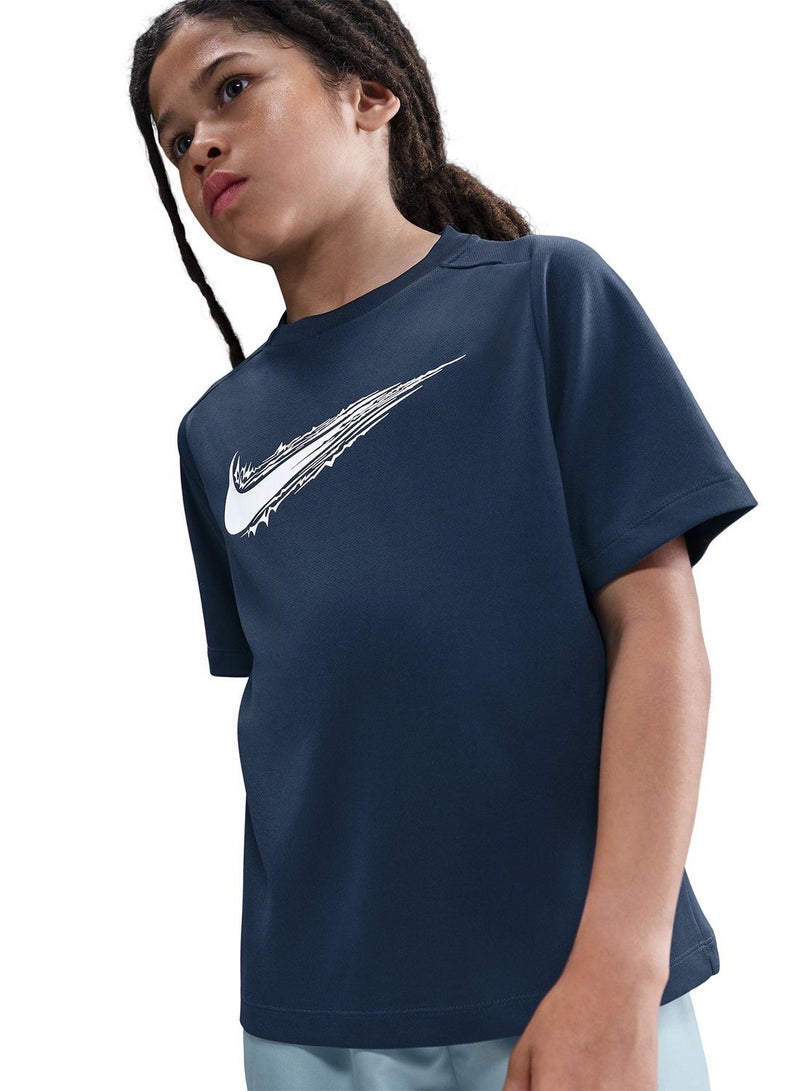 Nike Kids Dri-Fit Multi Hbr T-Shirt - Image 3