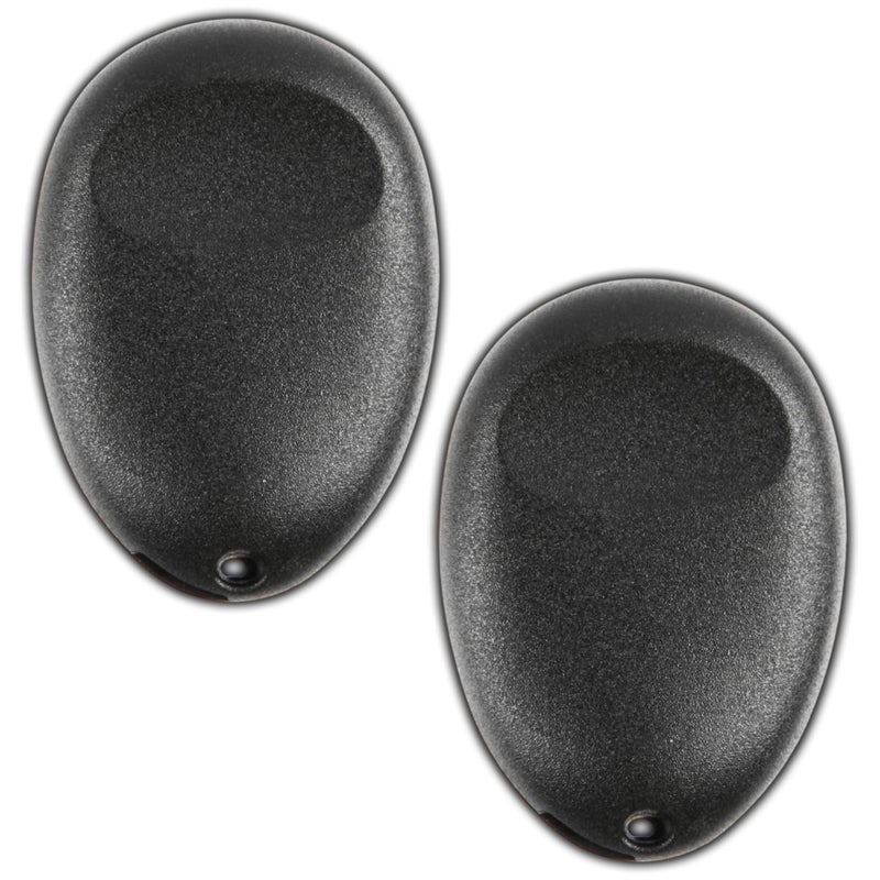 KeylessOption Key Fob Replacement for 2001 2002 2003 2004 2005 2006 2007 2008 2009 2010 2011 2012 Chevrolet Chevy Colorado Hummer GMC Canyon Pontiac Isuzu Remote, 3-Button L2C0007T (Pack of 2) - Image 2