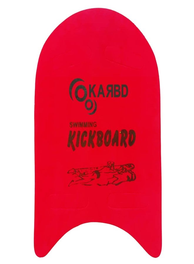 KARBD 4 Cut Swimming Kickboard Floating Board for Swimming Training Aid Exercise Equipment Pool Swim Safe Trainer Lessons Kickboards for Adults Children with 4 Holes Dual Color (Medium, Red Yellow) - Image 4