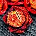 ARUOHHA DND Resin Dice Gazes Eye Dice Red Liquid Core Flaming RPG Sharp Edged Dice Set with Gift Box Polyhedral D and D Dice Set Compatible with Dungeons Dragons Role Playing Game D20 D6 - Image 2