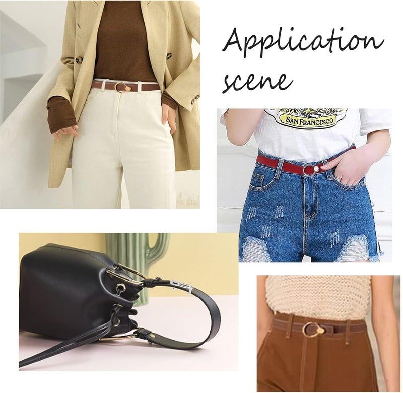 كلاراكو مجموعة من 6 مشابك معدنية منزلقة من كلاركو، مقاس 0.6 بوصة، أدوات ضبط أحزمة ثقيلة، حافظات أحزمة الحقائب، مشبك أدوات أحزمة جلدية لصناعة الحقائب المصنوعة من الجلد - Image 3