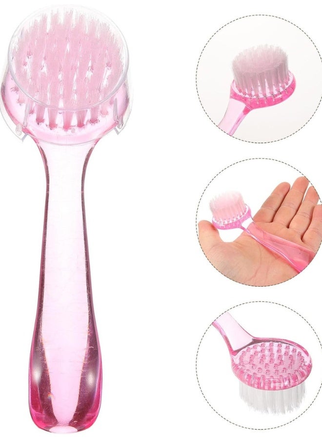 Silicone Face Scrubber with Handle – Soft Exfoliating Facial Cleansing Brush for Wet & Dry Use, Gentle Pore Scrubber for Deep Cleaning, Face Exfoliator for Women & Men - Image 1