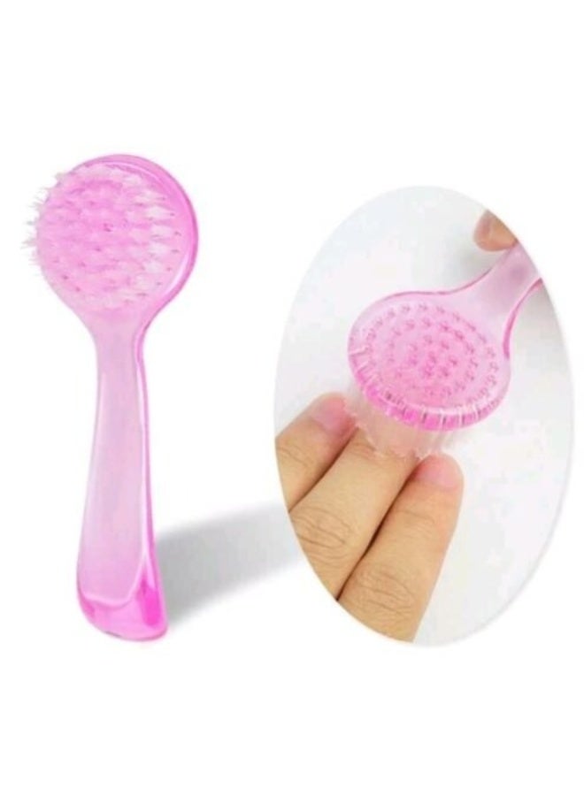 Silicone Face Scrubber with Handle – Soft Exfoliating Facial Cleansing Brush for Wet & Dry Use, Gentle Pore Scrubber for Deep Cleaning, Face Exfoliator for Women & Men - Image 3