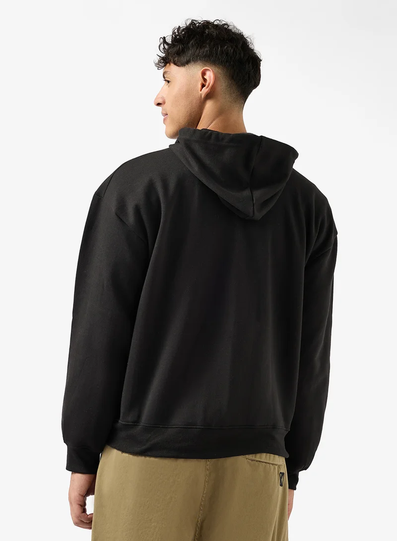 Seventy Five Basics Oversized Zipped Hoodie