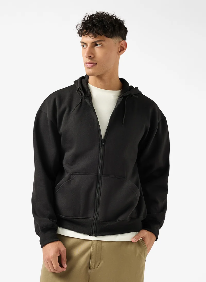 Seventy Five Basics Oversized Zipped Hoodie