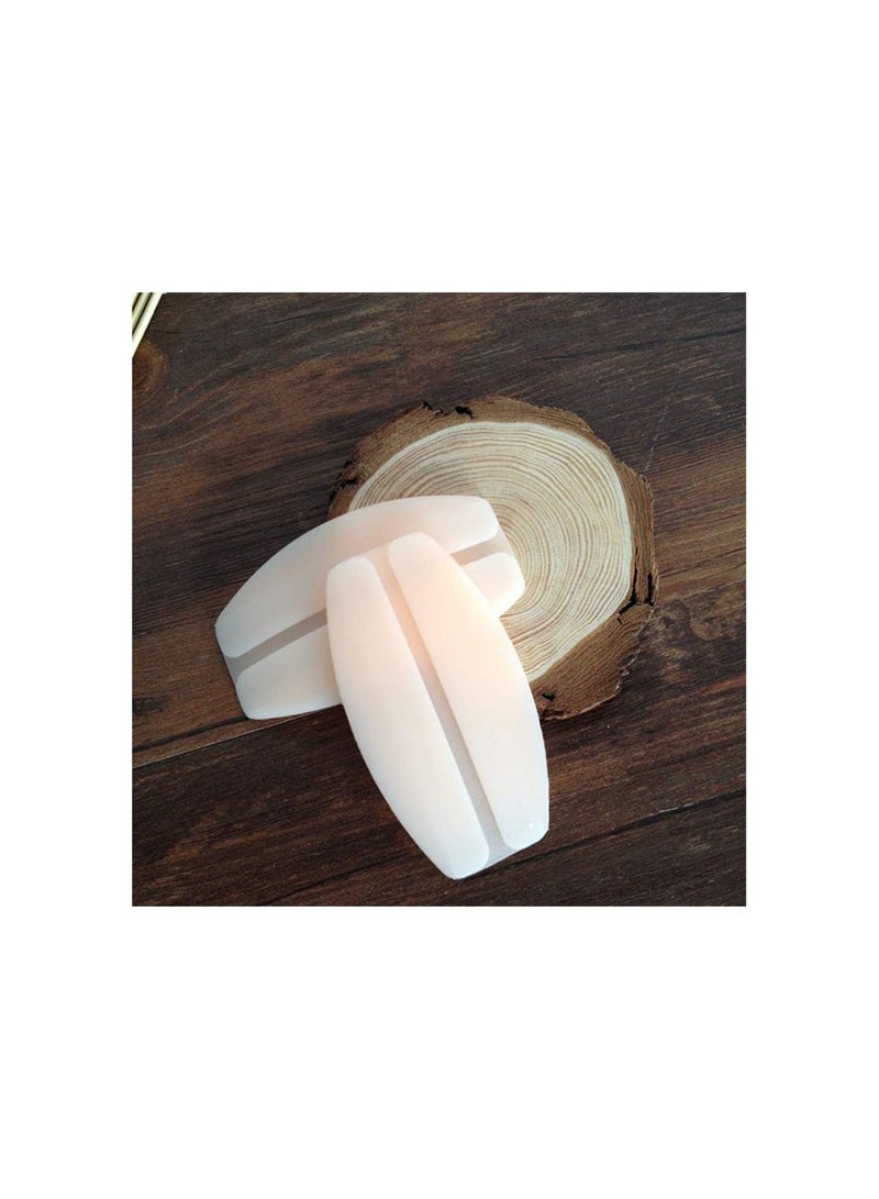 GGOOT 1 Pair Women Silicone Bra Strap Cushions Non-Slip Shoulder Pads Comfort Shoulder Cushioned White Creative and Useful - Image 2