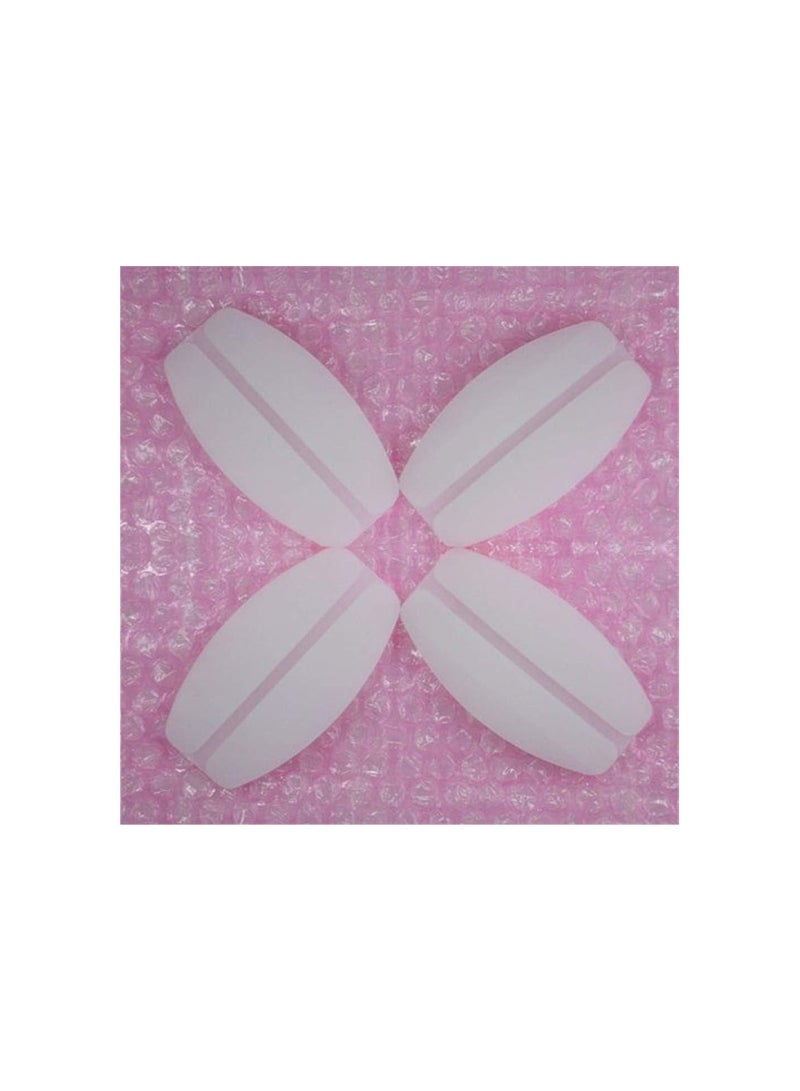 GGOOT 1 Pair Women Silicone Bra Strap Cushions Non-Slip Shoulder Pads Comfort Shoulder Cushioned White Creative and Useful - Image 3