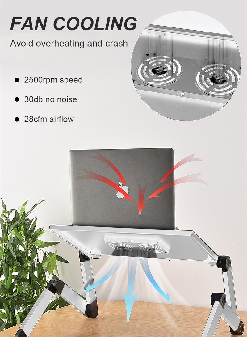 Kidle Laptop stand,Standing desk,Laptop Desk, lapsdesk ,Adjustable Laptop Stand For Bed and Sofa,Laptop Cooling Stand Lap Desk Tray for Bed Couch , Ergonomic Lap Desk TV Bed Tray Standing Table  - Image 5
