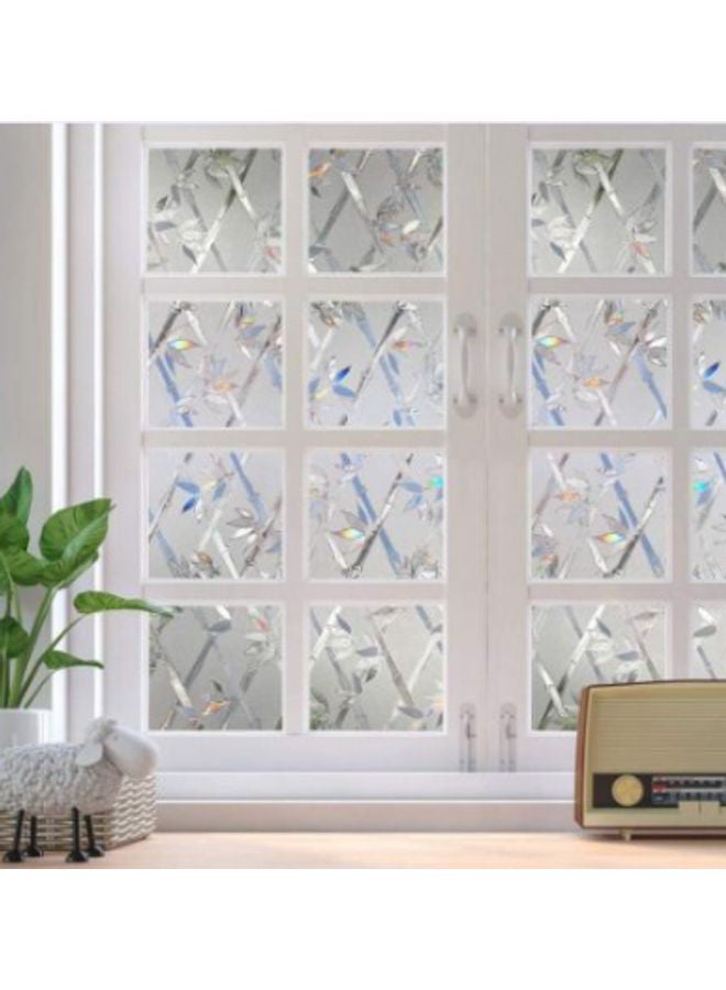 NIBEMINENT Glue Static Decorative Window Film Clear 55x200cm - Image 2