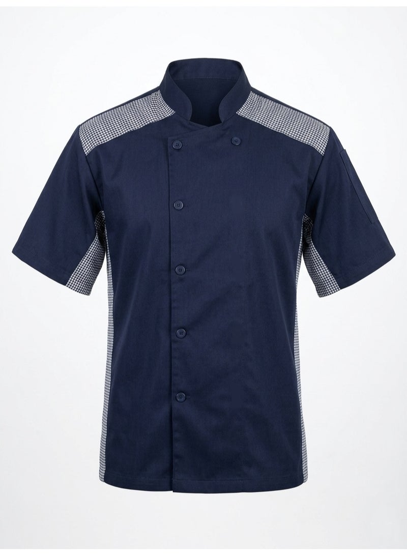 Stewar Jacket - 100% Cotton - Navy Blue