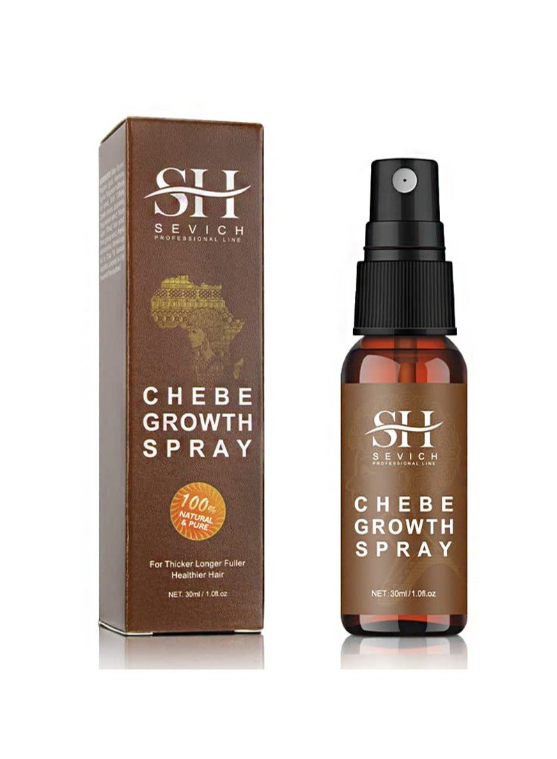 Sevich Naturals Chebe Hair Growth Spray，100% African Chebe Essence，Thin Loss Hair Treatment， Moisture&Repair Damaged Hair Root，Scalp Skin Refresh 30ml - Image 1