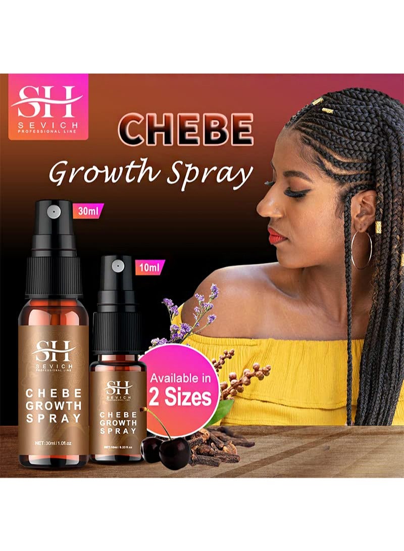 Sevich Naturals Chebe Hair Growth Spray，100% African Chebe Essence，Thin Loss Hair Treatment， Moisture&Repair Damaged Hair Root，Scalp Skin Refresh 30ml - Image 2