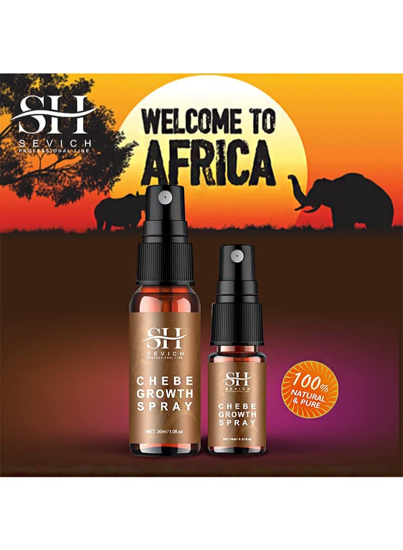 Sevich Naturals Chebe Hair Growth Spray，100% African Chebe Essence，Thin Loss Hair Treatment， Moisture&Repair Damaged Hair Root，Scalp Skin Refresh 30ml - Image 3