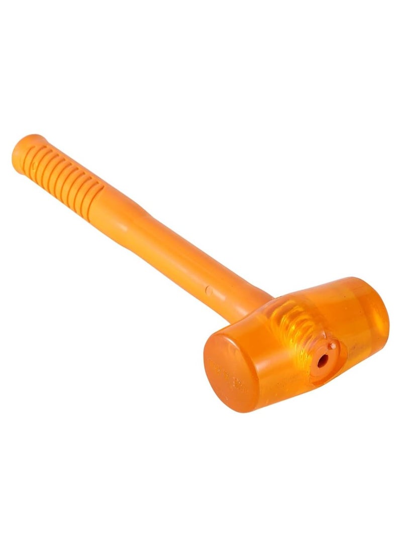 DubaiGallery Silicone Hammer Mallet with Plastic Handle Indoor Soft Safety Perfect Tools Rubber Hammer, Rubberized Hammer  - Image 1