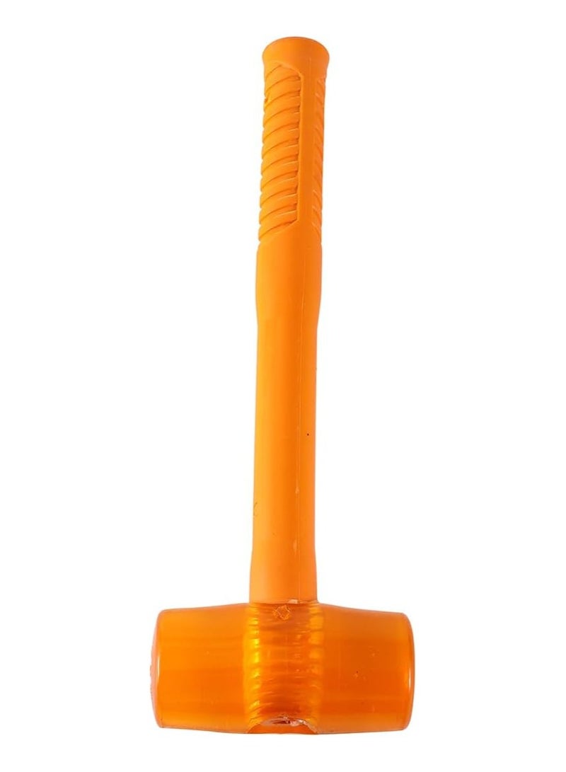 DubaiGallery Silicone Hammer Mallet with Plastic Handle Indoor Soft Safety Perfect Tools Rubber Hammer, Rubberized Hammer  - Image 2