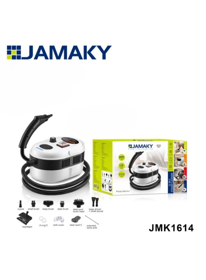 Jamaky Italy منظف بخار متعدد الاستخدامات جماكي JMK1614 – قدرة 3600 وات 1.2لتر - Image 3