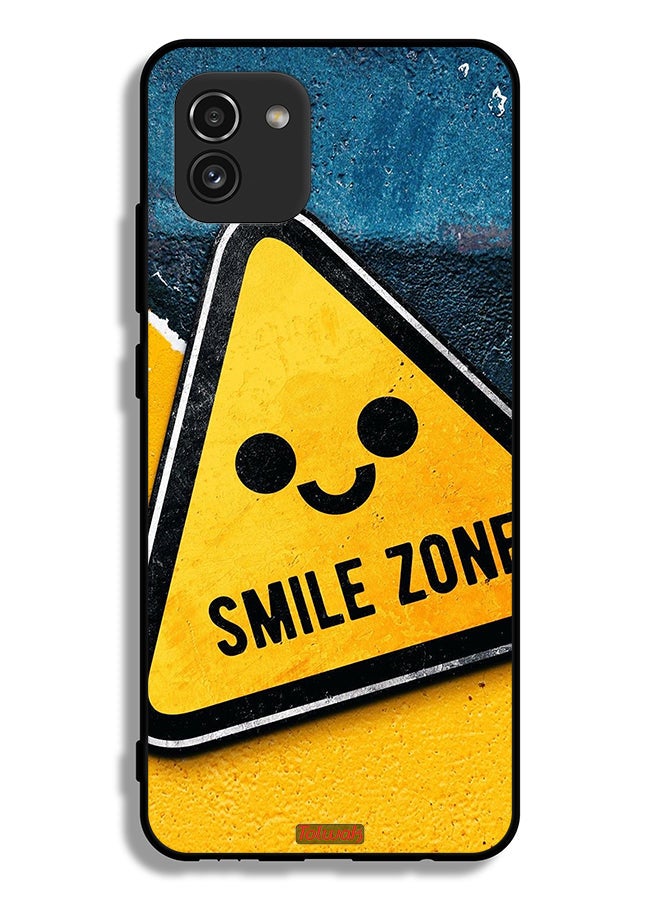 Tolwak Samsung Galaxy A03 Protective Case Cover Smile Zone - Image 1