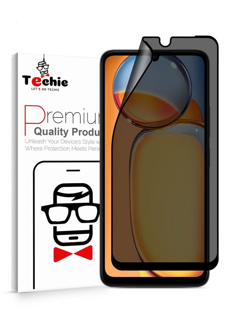Techie واقي شاشة كامل مقاوم للانفجار مصنوع من السيراميك غير اللامع لحماية الخصوصية لهاتف Xiaomi Redmi 13C - Image 1