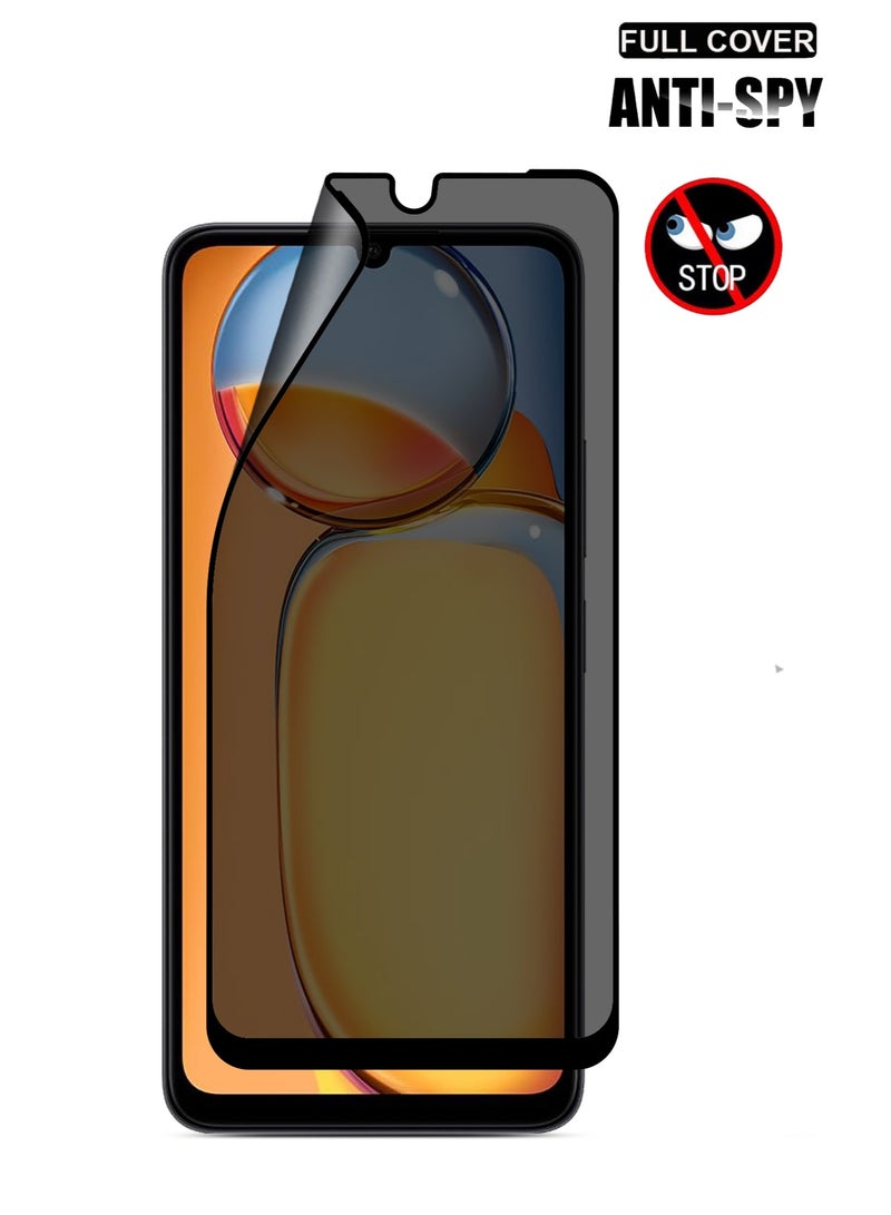 Techie واقي شاشة كامل مقاوم للانفجار مصنوع من السيراميك غير اللامع لحماية الخصوصية لهاتف Xiaomi Redmi 13C - Image 2