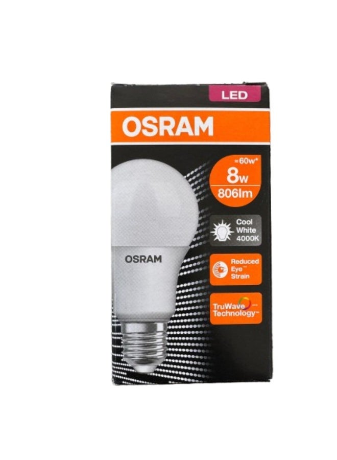 أوسرام أوزرام E27 ‏8 واط ليد – ضوء أبيض بارد - Image 1