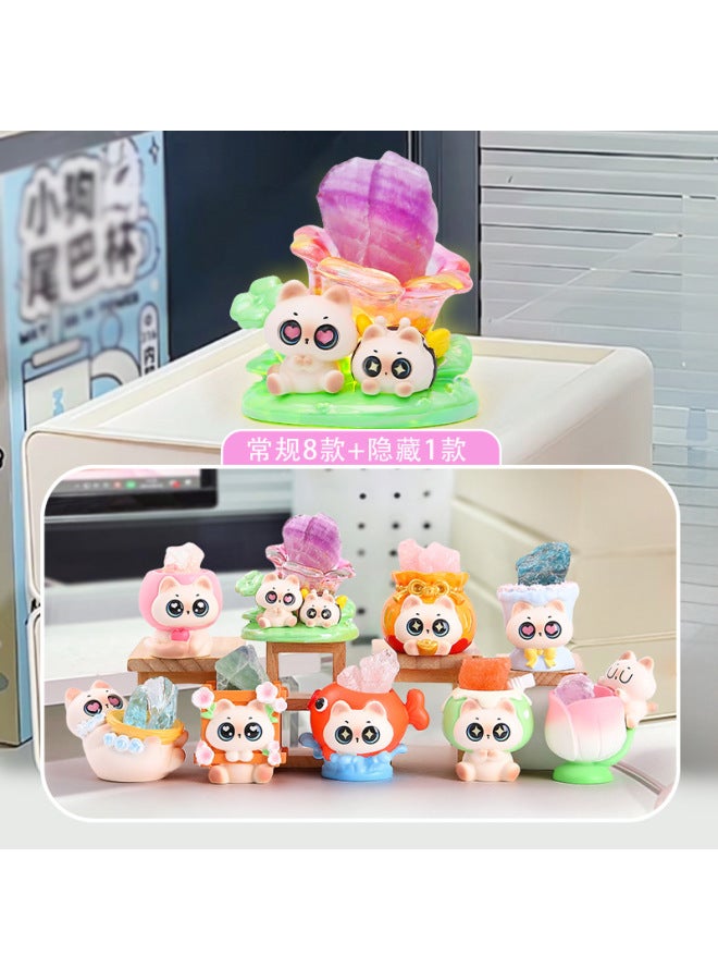 New Model Of The Polar Fox Fragrance Mini Blind Box Creative Crystal Stone Home Decoration For Living Room, Entryway, And Tabletop Display