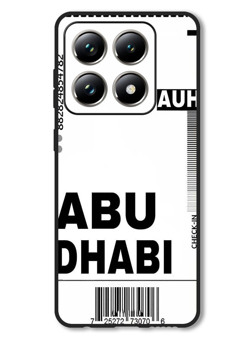 Theodor Case Compatible with Xiaomi 14T Pro Protection Shockproof Bumper Cover AUH boarding pass - Image 1