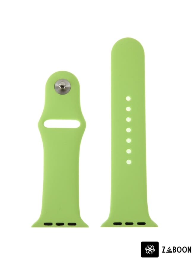 Zaboon Apple Watch Sport 42mm High-permance Rubber Sport Watch Band with Pin-and-tuck Closure - Image 2