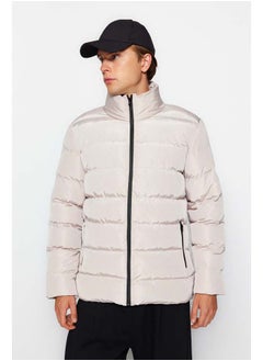 trendyol Stone Regular Fit Wind and Water Resistant Puffer Winter Jacket TMNAW23MO00096  - Image 1