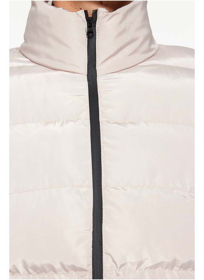 trendyol Stone Regular Fit Wind and Water Resistant Puffer Winter Jacket TMNAW23MO00096  - Image 2