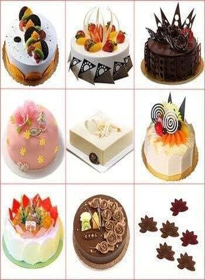 LEGACYCART | Silicon Triangle with Circles Geometric Sugar-Craft, Cake Dessert Insert, Chocolate, Ice Cream Garnishing Cake Decoration, Candy, Fondant, DIY Silicon Mould - Image 5