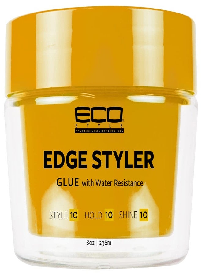 Eco Style Professional Styling Gel Edge Styler Glue With Water Resistance 8 Fl Oz (Pack of 1)