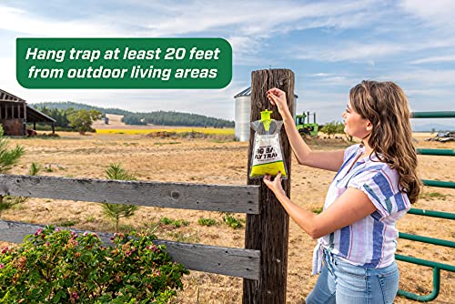 RESCUE! Big Bag Fly Trap – Disposable, Outdoor Use - 10 Traps - Image 5