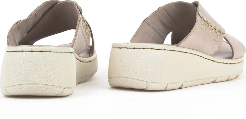 Ziya Women's Leather Slippers 1511048Z15 Stone