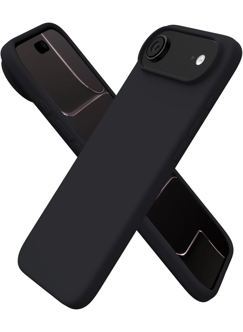 جراب لهاتف iPhone 17 Air مصنوع من جل السيليكون السائل الناعم مع حماية كاملة للجسم ومقاومة للصدمات وغطاء بلمسة نهائية غير لامعة وبطانة ناعمة من الألياف الدقيقة وغطاء خلفي رفيع لهاتف iPhone 17 Air - Image 1