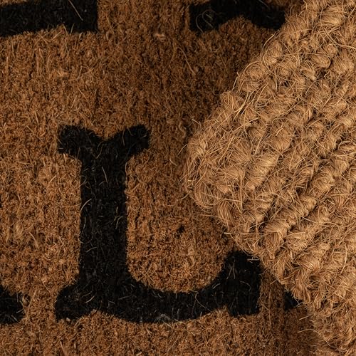 Creative Co-Op Natural Coir Hey Y'all Doormat - Image 4