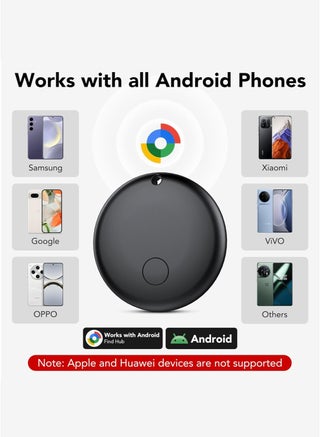 جهاز تعقب أندرويد، بطاقات تعقب بلوتوث، متوافقة مع خدمة ”Find Hub“ من Google (أندرويد)، بطاقة تعقب GPS لأندرويد، بطاقات ذكية للأمتعة والمحفظة والمركبات والمفاتيح، عبوة من قطعتين - view 2
